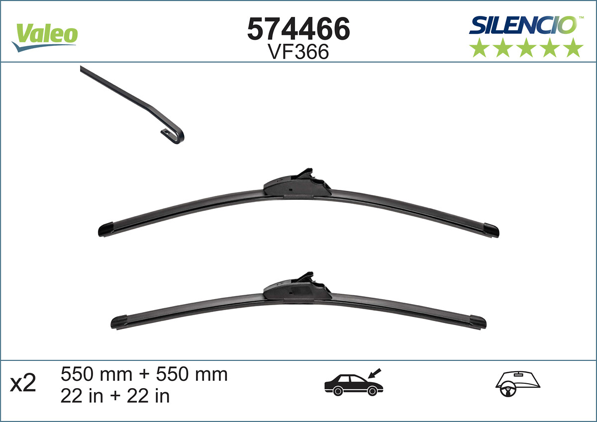 Lamela stergator 574466 VALEO